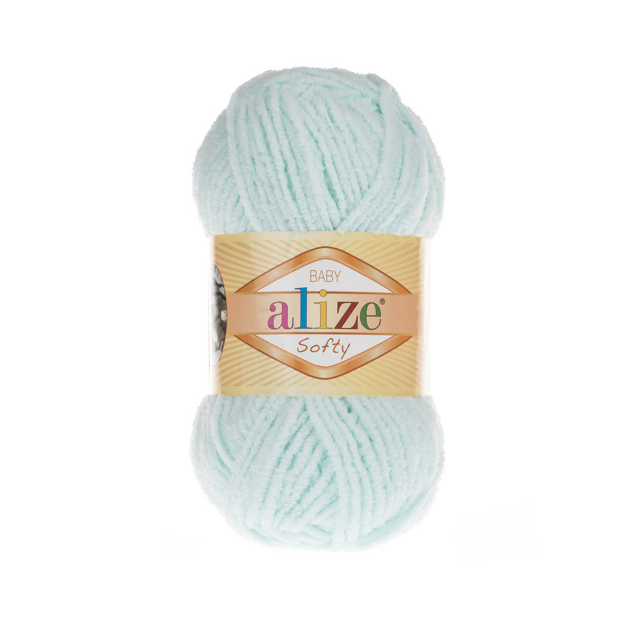 

Пряжа Alize Softy 15 светлая мята