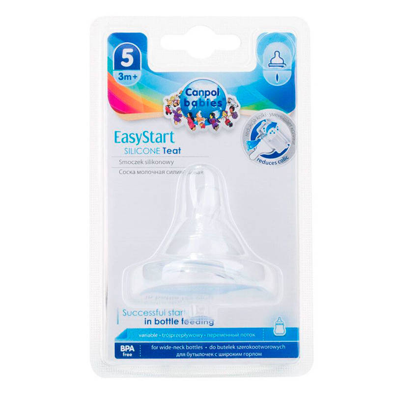 

Соска Canpol Babies EasyStart силиконовая круглая, 21/724