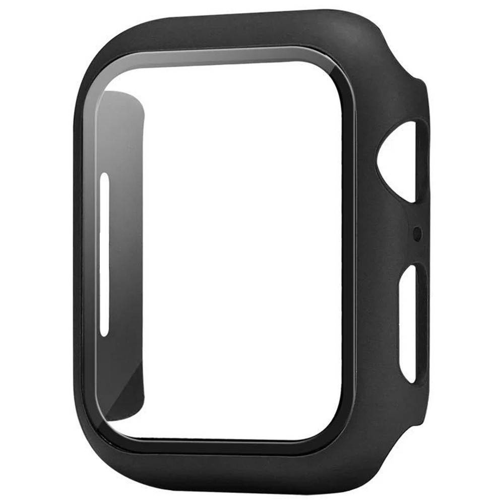 

Чехол с защитным стеклом Protective Cover with Glass для Apple Watch 41mm чёрный