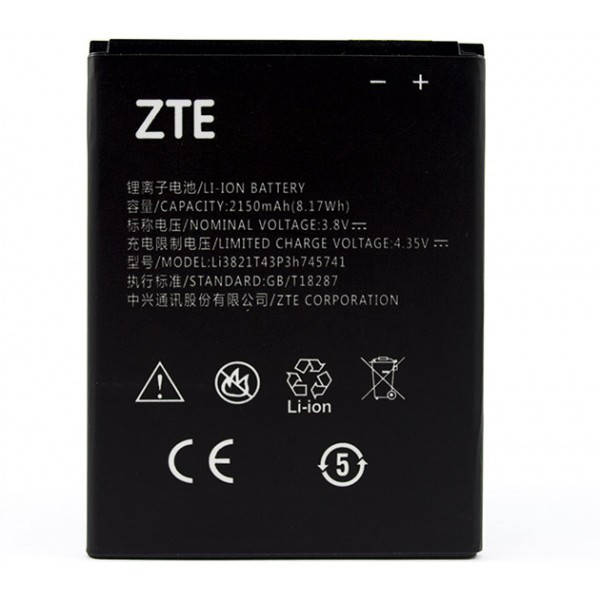 

Аккумулятор ZTE Li3821T43P3h745741 (ZTE L5 plus)