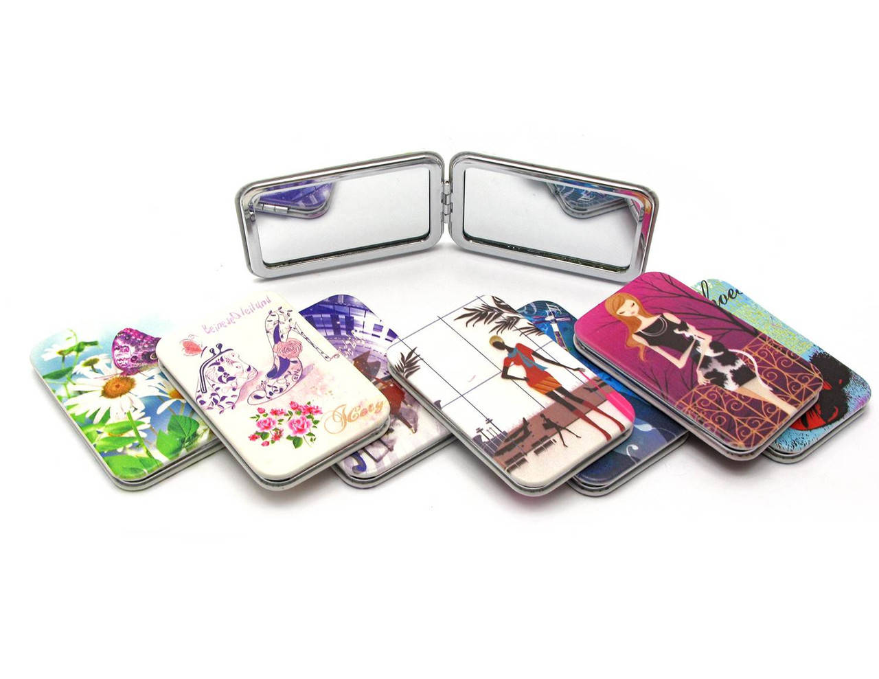 

Зеркальце косметическое 9,5х6см (28903)