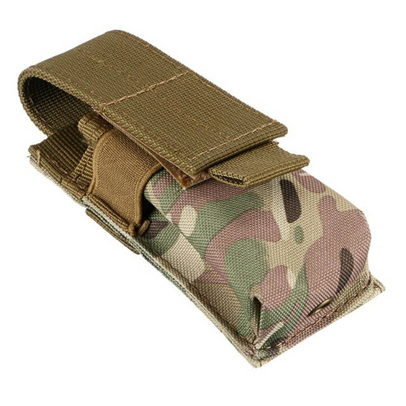 

Подсумок Cordura тактический для фонарика, ножа. С креплением MOLLE. Мультикам