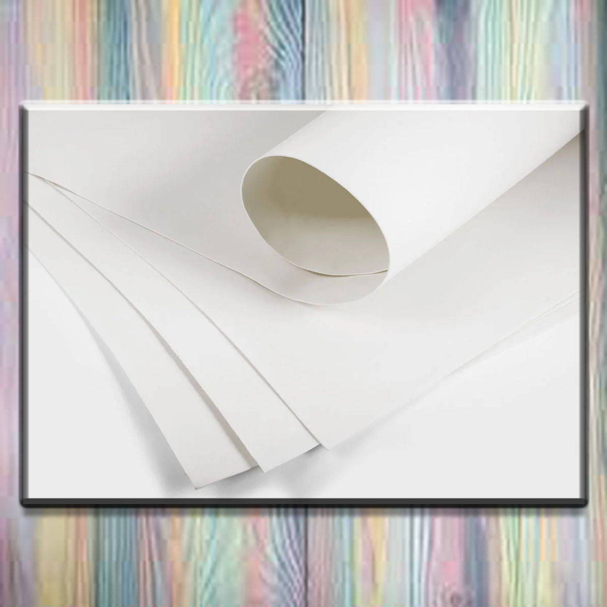 

Фоамиран иранский флористический для цветов 60х70 см 1 мм белый 740498