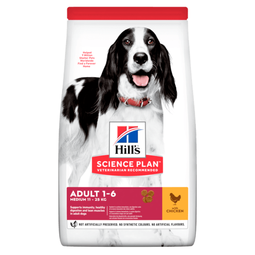 

Сухой корм для собак Hill's Science Plan Canine Adult Medium Chicken 2,5 кг