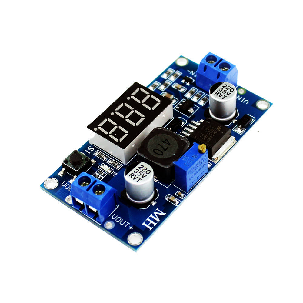 

Регулюючий модуль живлення + LED Вольтметер DC 4.0 ~ 40 до 1.3-37. В