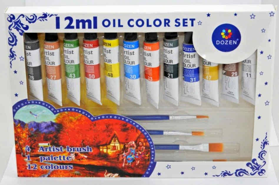 

Набор масляных красок «DOZEN» 12цв/12мл