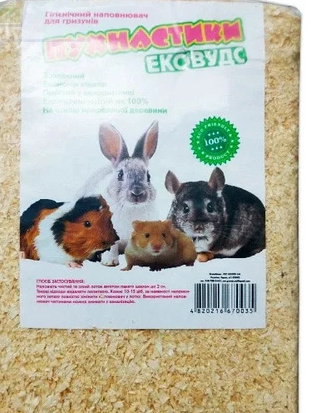 

Опилки древесные "Пушистики" 3,5кг для грызунов