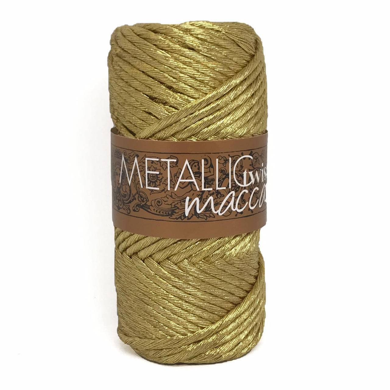 

Хлопковый Шнур Metallic Twist Maccaroni,золотистый