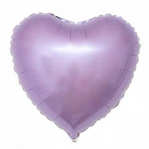 

Фольгированный шар сердце сиреневое 45 см (Flexmetal), Сиреневый