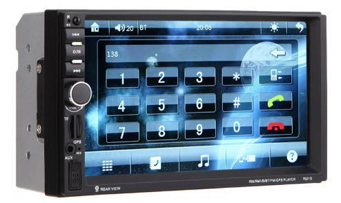 

Магнитола 7012 USB, FM, Bluetooth короткая