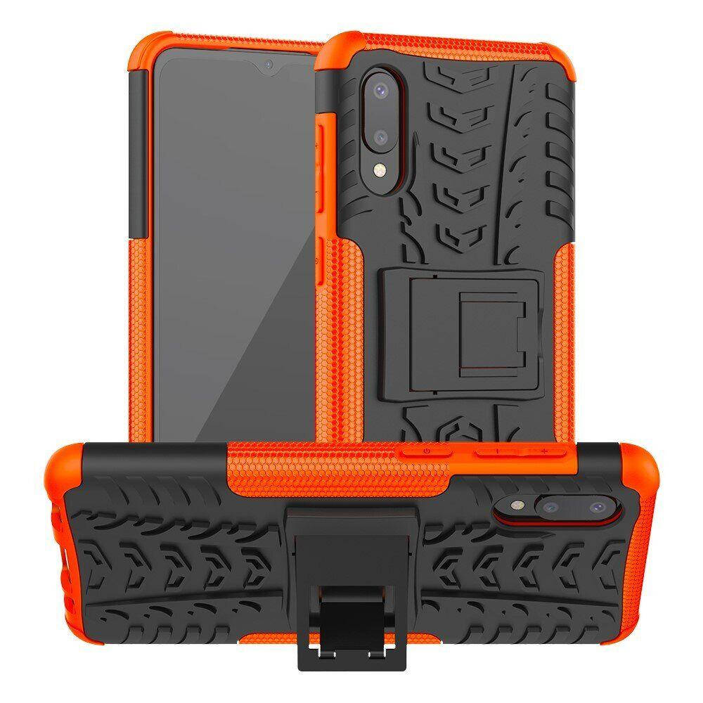 

PC + TPU чехол Armor для Samsung Galaxy A02 (8 цветов) оранжевый