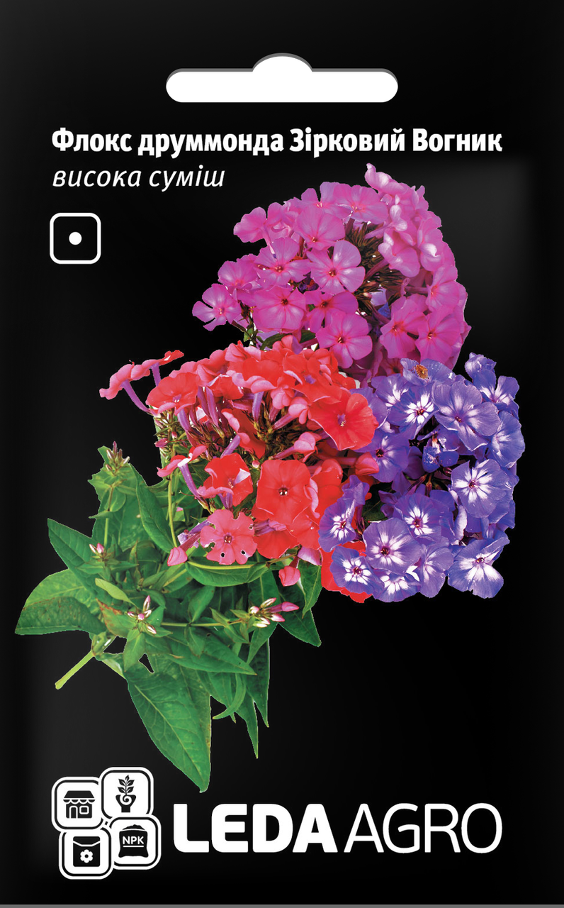 

Семена Флокс друмонда Звездный огонек 0,2г LEDAAGRO