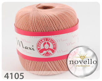 

Madame Tricote Maxi (Мадам Трикот Макси) № 4105 пудра (Пряжа хлопок, нитки для вязания), Розовый