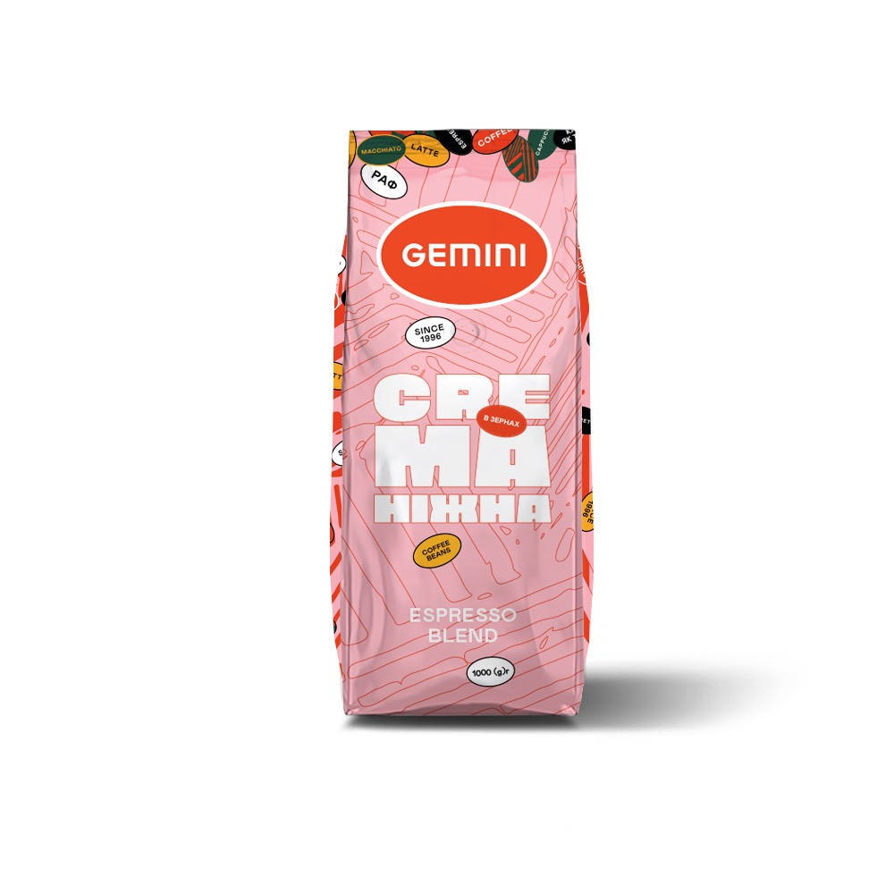 

Кофе в зернах Gemini Crema Нежная 1 кг