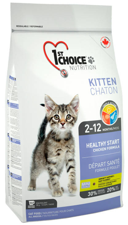 

1st Choice Kitten с курицей, 907 гр