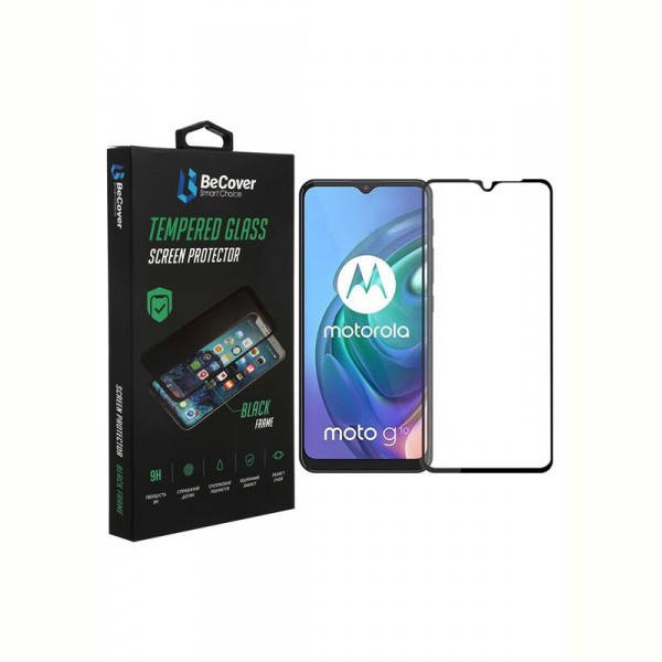 

Защитное стекло BeCover для Motorola Moto G10/G30 Black (706449), Черный