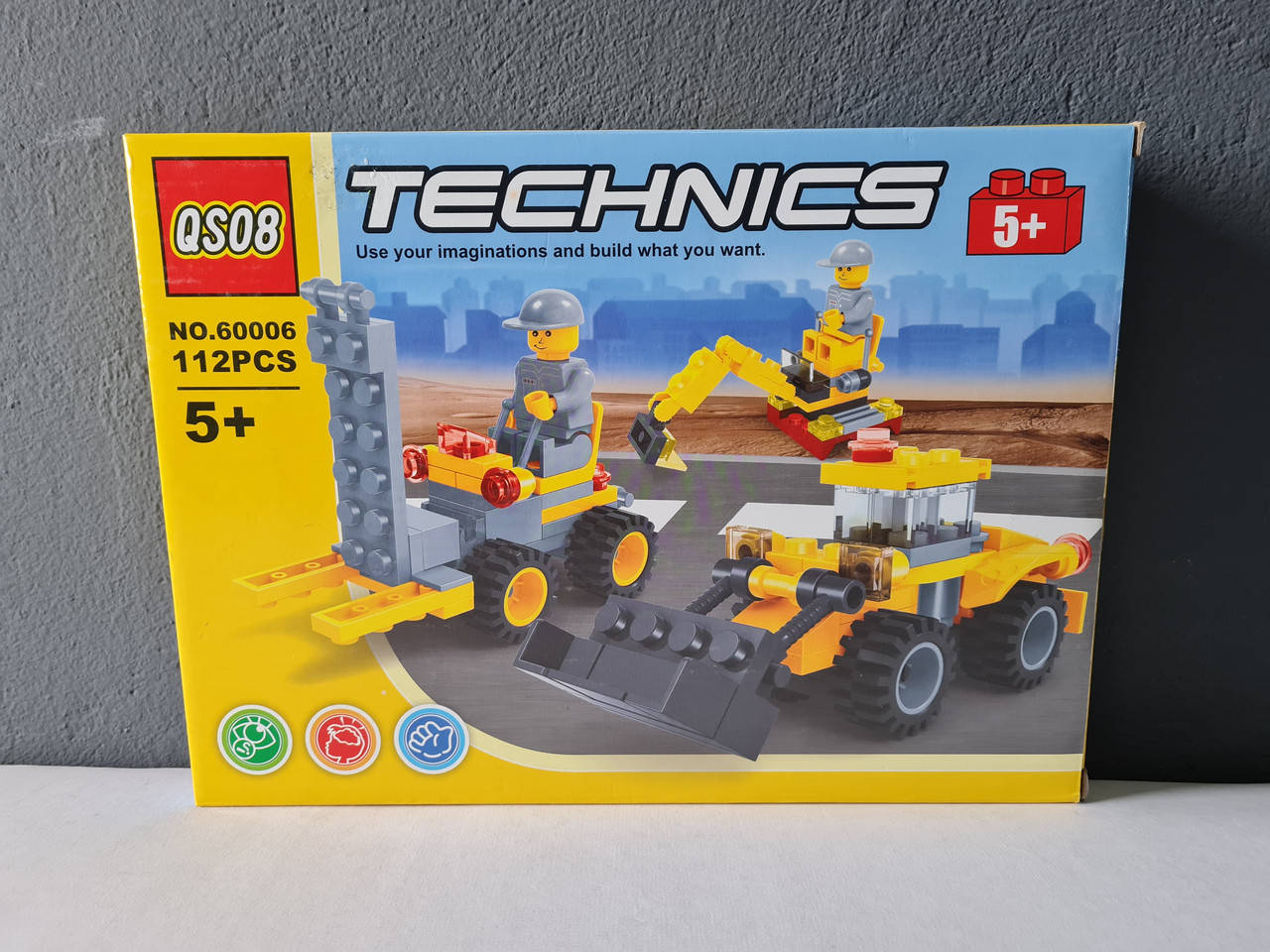 

Конструктор "QS08" "Буд. техника" 112дет. 60006