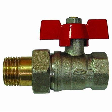 

Кран шаровый Solomon с американкой 1/2" (прямой) бабочка