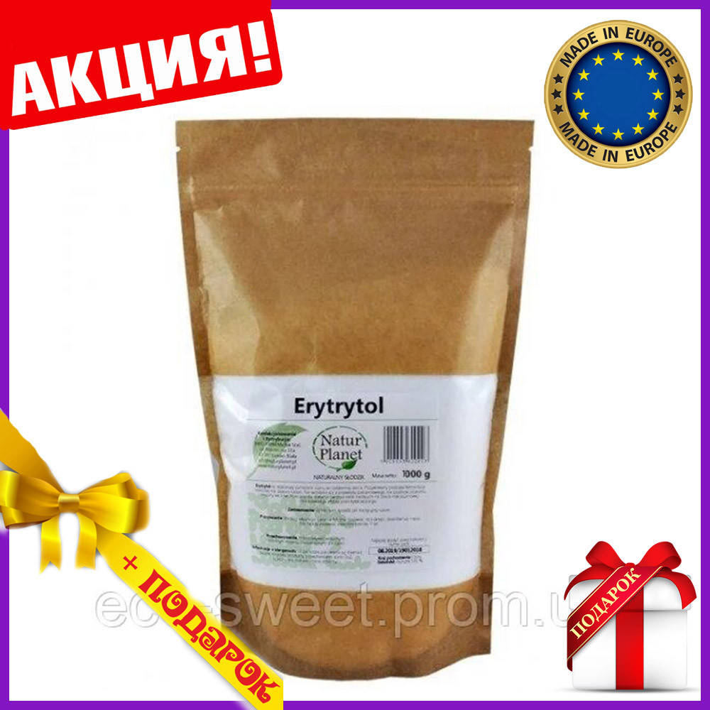 

Эритритол Эритрит Эритрол Сахарозаменитель 100% чистый 1000 г Natur Planet