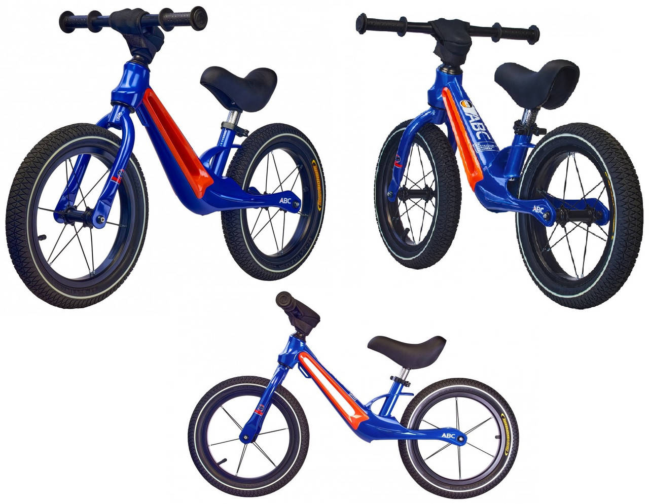 

Детский беговел Maraton CHICO Plus с рамой магний и надувными колесами 14 дюймов Синий