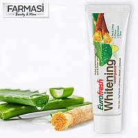 

Отбеливающая зубная паста от кровоточивости и воспаления ясен Eurofresh Whitening