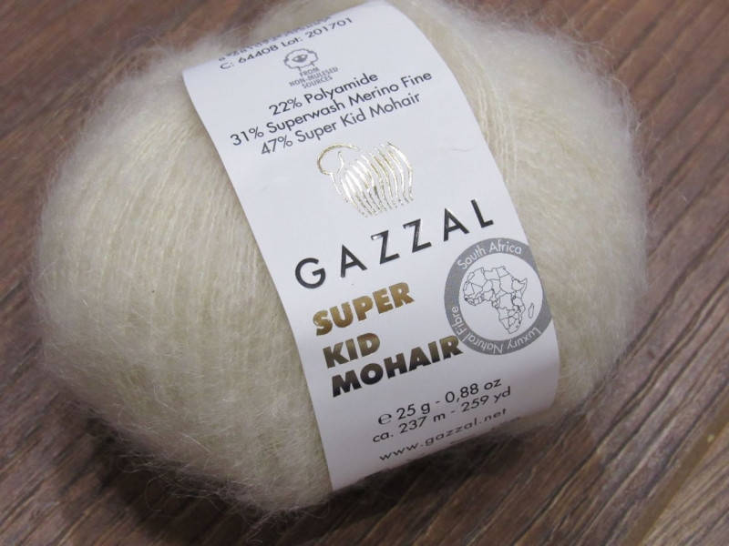 

Пряжа Super Kid Mohair Gazzal-64408