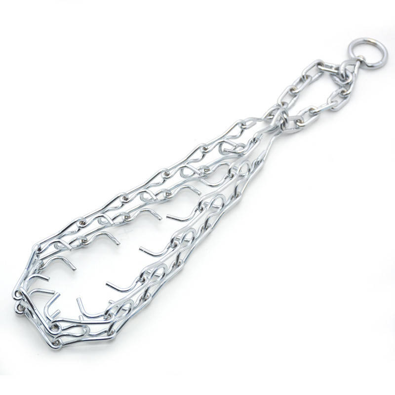 

Ошейник удавка строгий для собак хромовый ХЖ 3