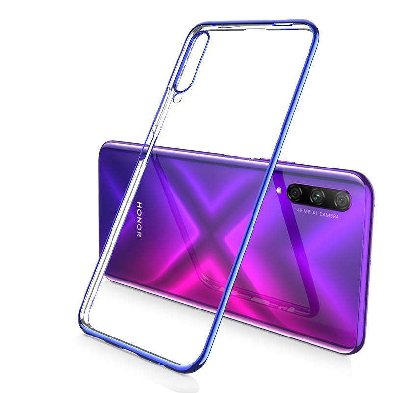 

Силиконовый тонкий чехол для Huawei P Smart Pro Синий