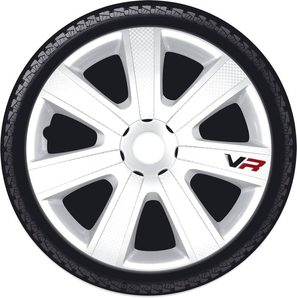 

R13 VR carbon white карбон белые Колпаки на колеса Р13