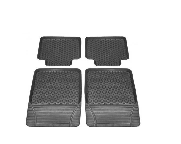 

Коврики салона Славута, Таврия резиновые "ДзРТИ" с буртом, Черный