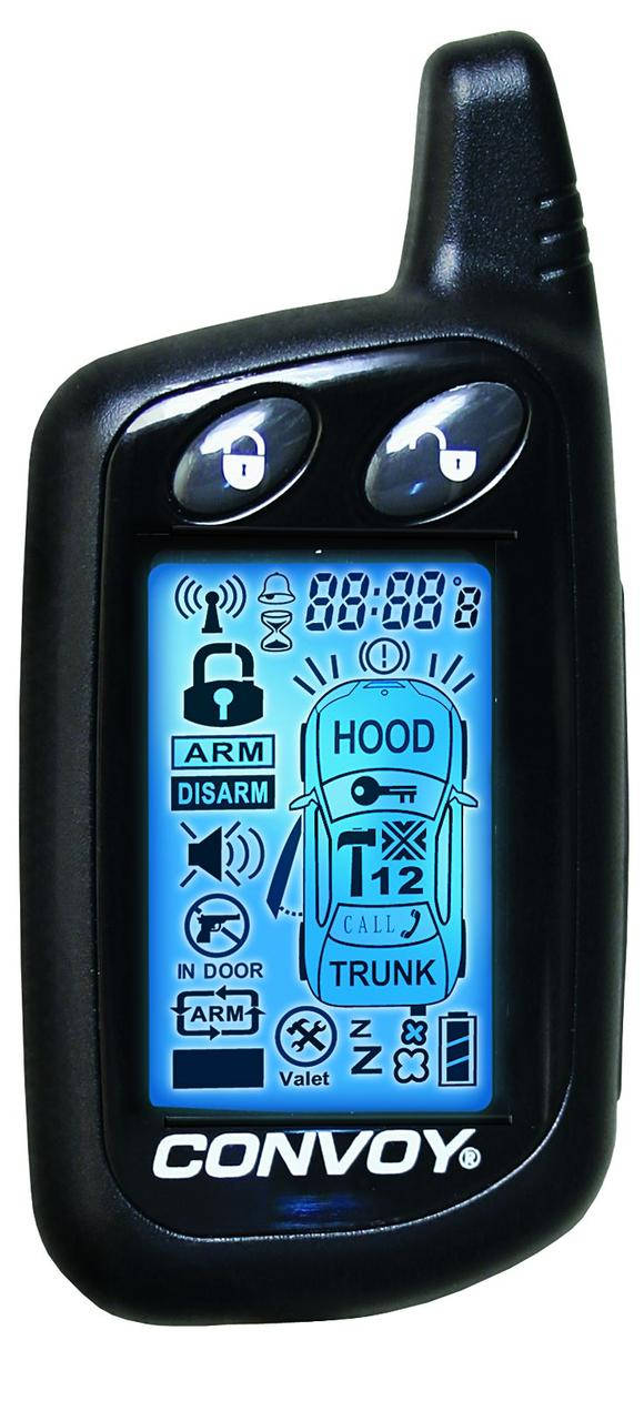 

Брелок, CONVOY MP-100 LCD 2-way TX