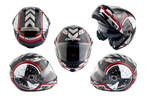 

Шлем трансформер (size:ХL, бело-черный + солнцезащитные очки)