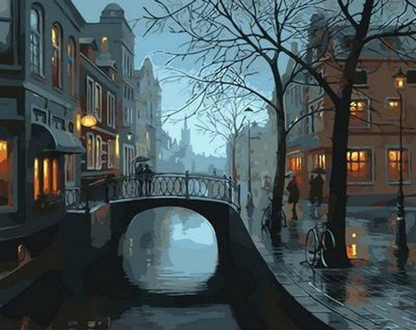 

Картина по номерам Огни дождливого города 40 х 50 см (MR-Q1310)