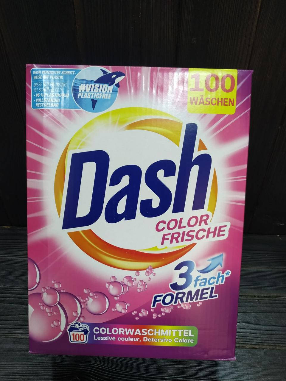 

Стиральный порошок DASH для цветного белья 100 ст