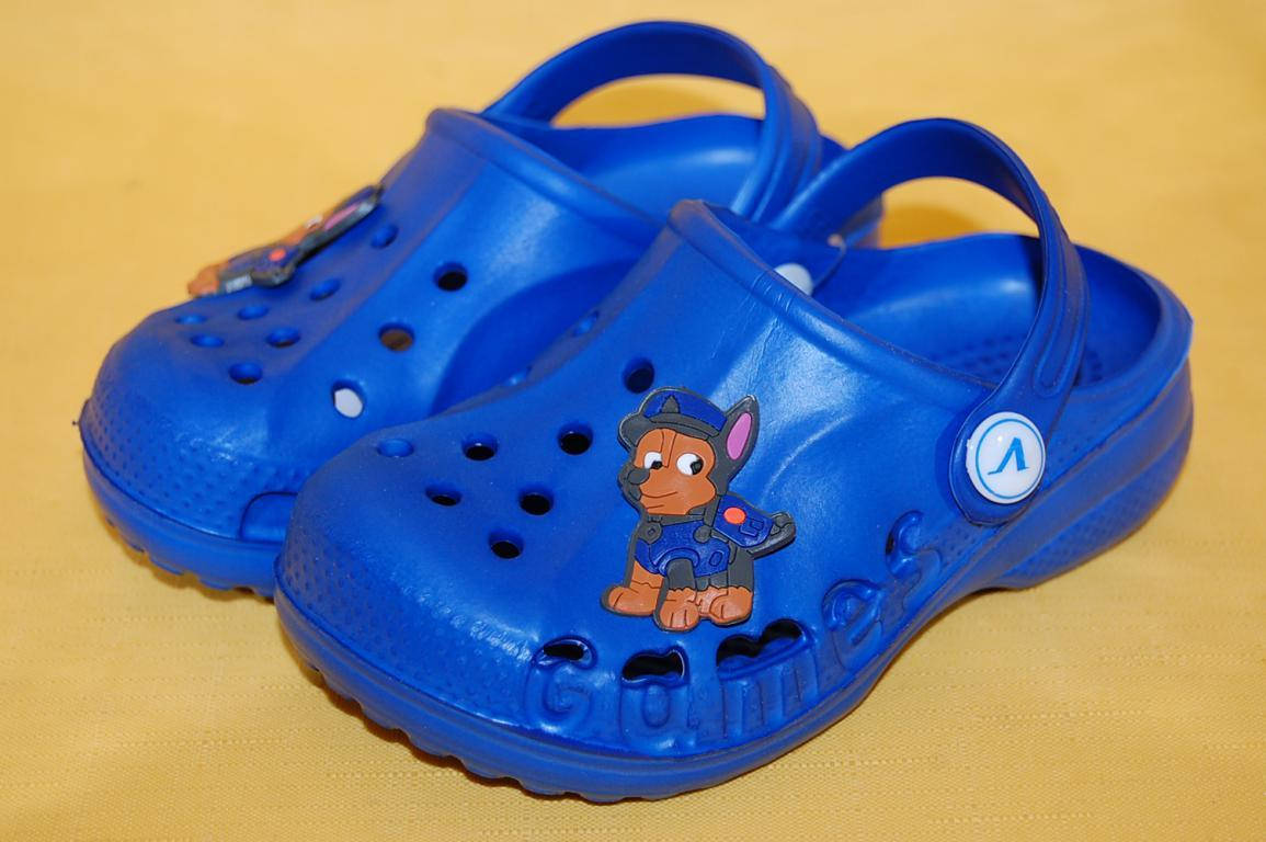 

Детские Кроксы Vitaliya Украина 004004 Для мальчиков Голубой размеры 22_36
