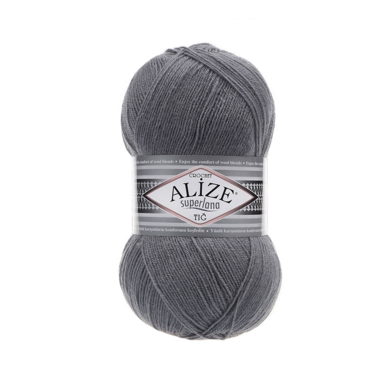 

Alize Superlana Tig угленой серый №87