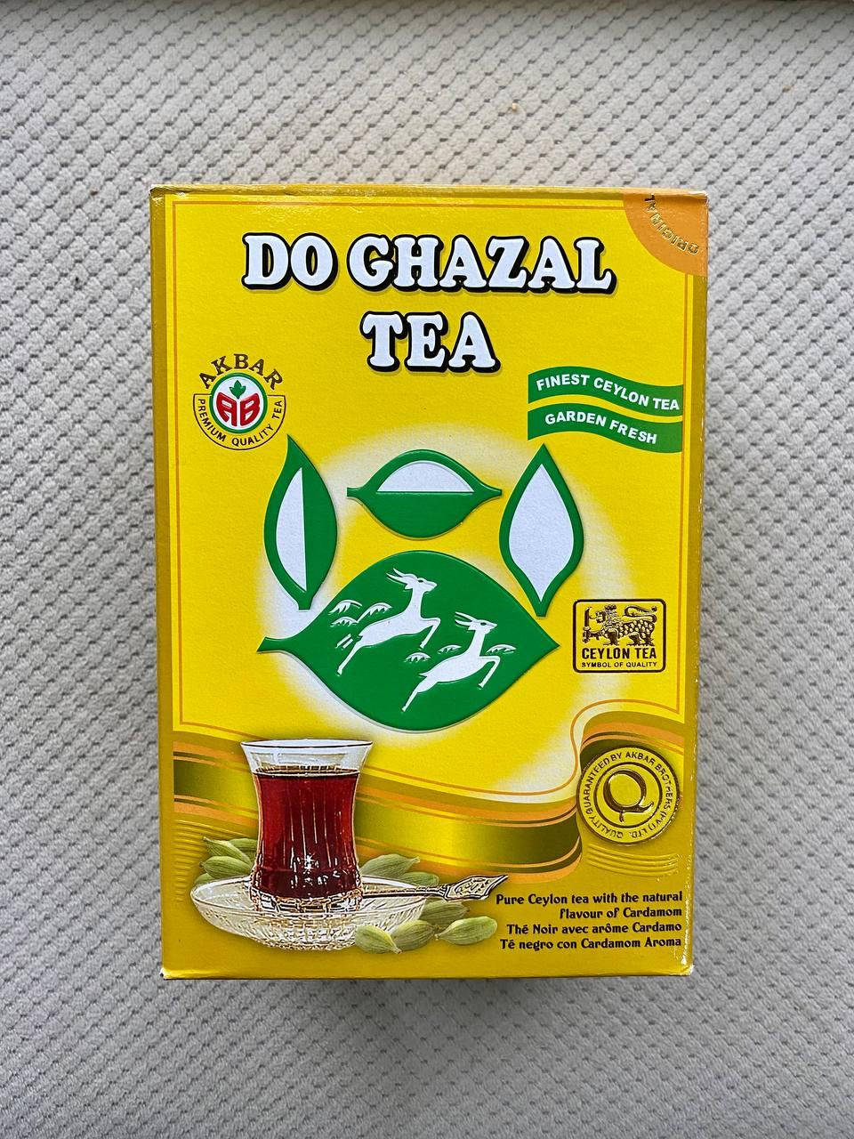 

Чай чёрный с кардамоном две газели Do Ghazal Шри-ланка листовой 500г