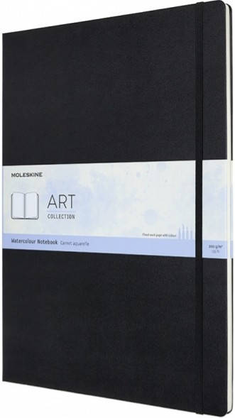 

Скетчбук Moleskine Art Watercolour А3 29,7 х 42 см нелінований чорний