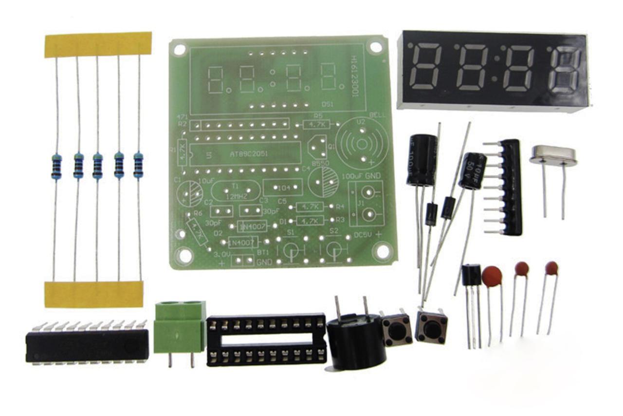 

Часы электронные DIY набор, AT89C2051