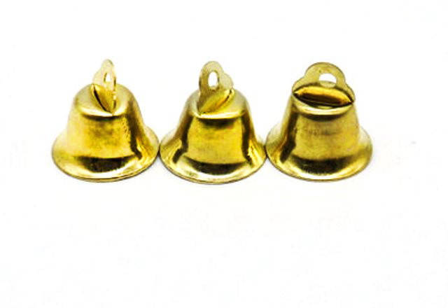 

Декоративный колокольчик 25мм, цвет золото, Сиреневый