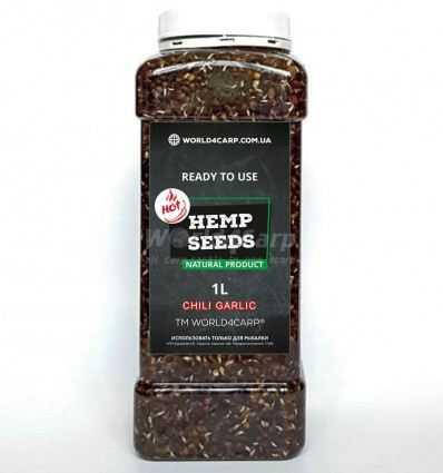 

Конопля для рыбалки готовая HEMP SEED CHILI GARLIC 1 л