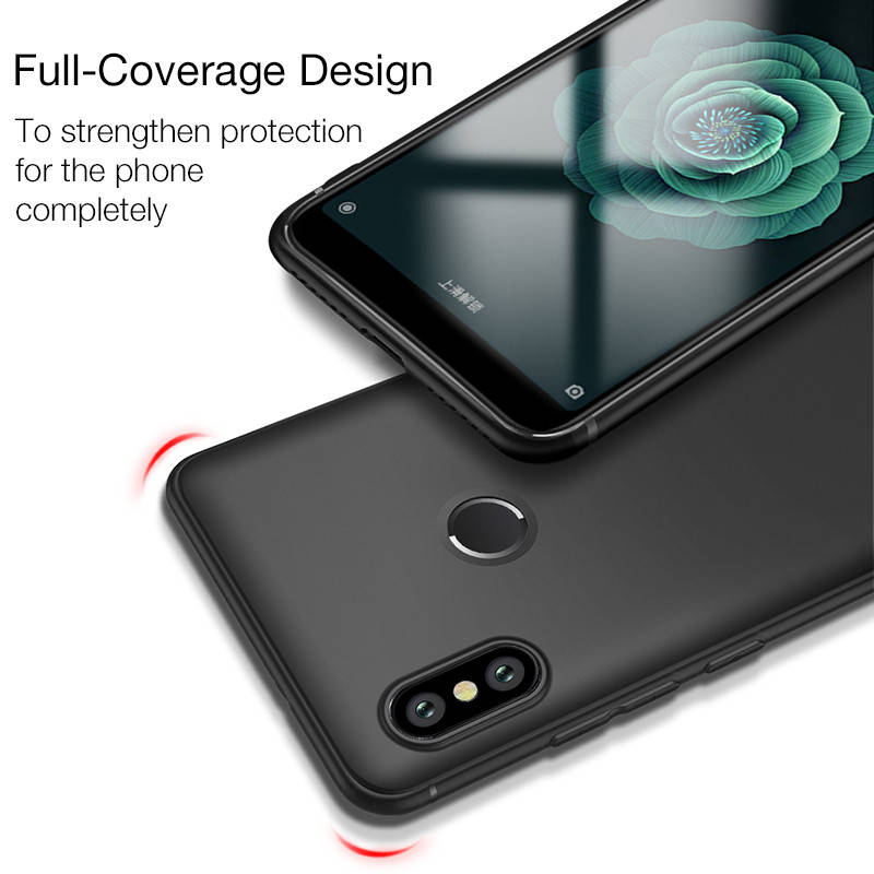

Тонкий матовый чехол для Xiaomi Mi A2 CAFELE, Черный