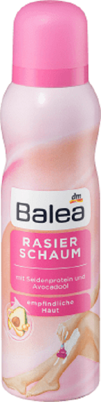 

Пена для бритья Balea Rasierschaum Seidenprotein & Avocado-Öl 150мл