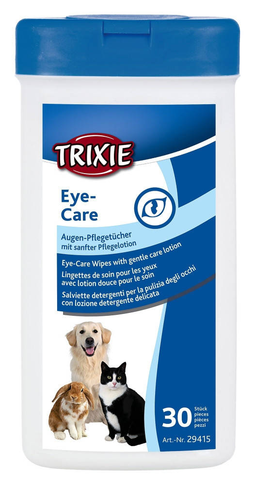 

Trixie ТХ-29415 салфетки для очистки глаз у собак, кошек,грызунов 30 шт