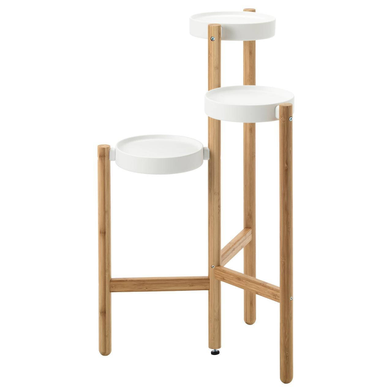 

IKEA SATSUMAS (402.581.54) Подставка для цветов, бамбук, белый