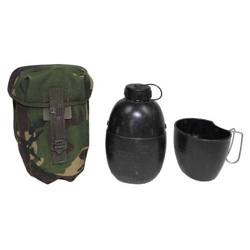 

Фляга M58 (1L) с кружкой в чехле DPM. Великобритания, оригинал.