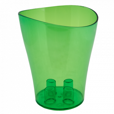 

Вазон Ника Алеана для орхидей 13*15,5 зелёный прозрачный