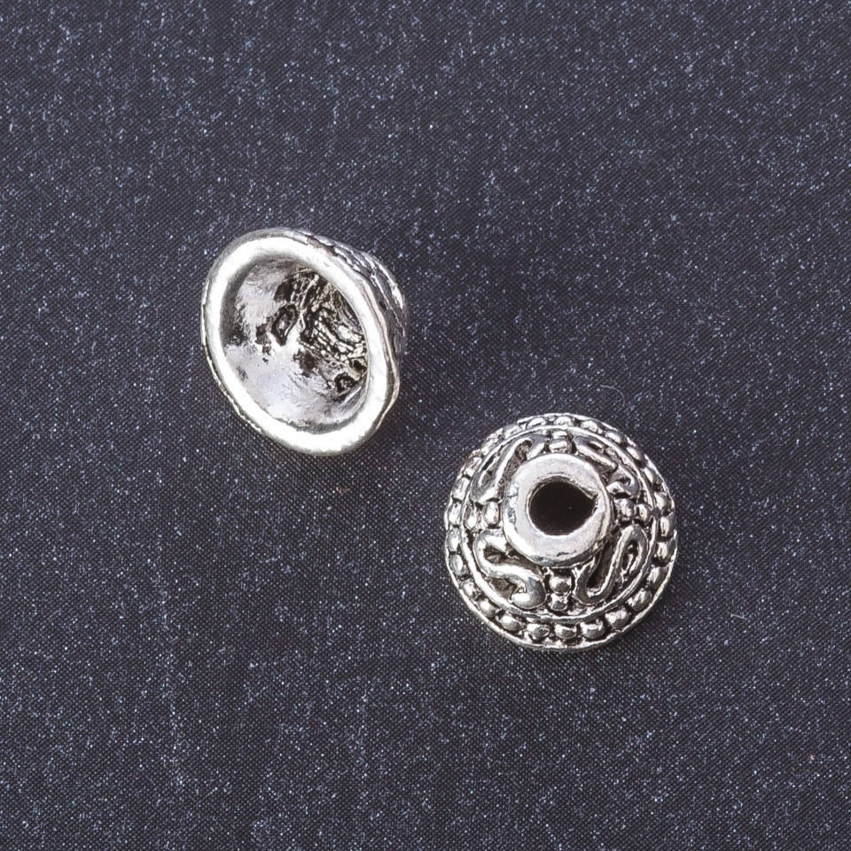 

Фурнитура Наконечник цвет металла "серебро" d-11мм d2-7мм d3.5мм фас. 20 гр. +-10(+-) шт.