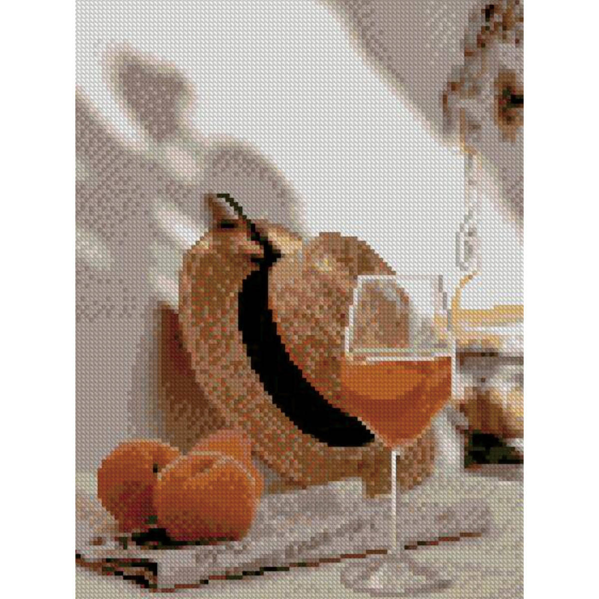 

Алмазная мозаика HX119 «Бокал игристого», 30х40 см