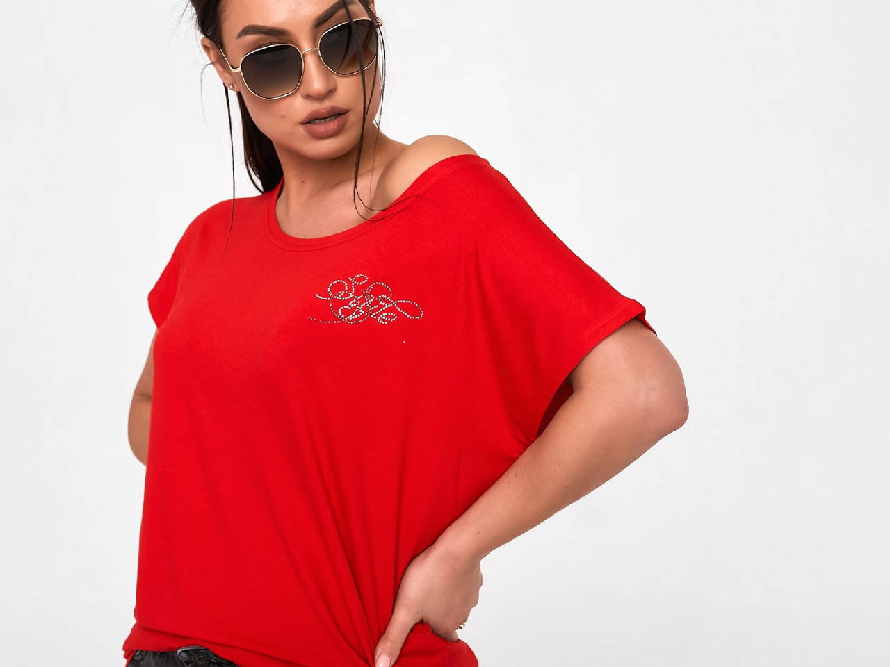 

Футболка женская 2120яч батал, Разные цвета